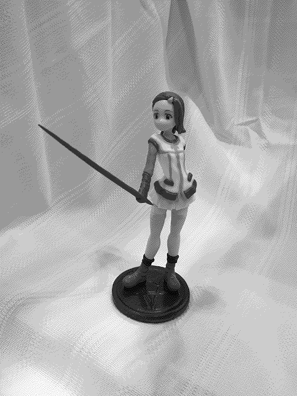 Photo of the final Doppelganger figure, fully assembled.