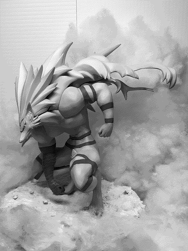 Closeup of Model2-'s Fenrir.