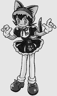 The mascot of Ninelives, Minette.