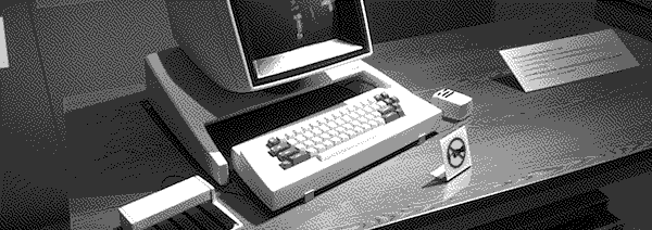 An image of a Xerox Alto powered off. An image of a Xerox Alto powered off.